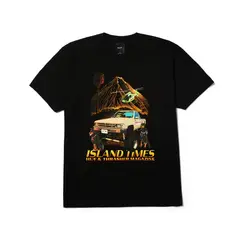 HUF - Polera X THRASHER Island Tome SS Tee Black