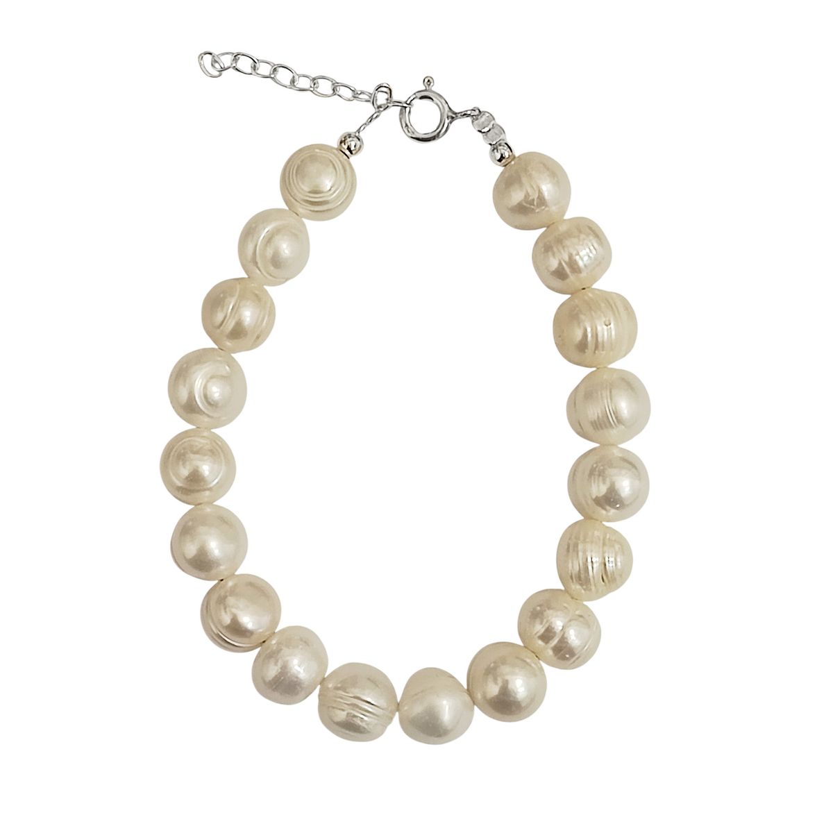 COGGIOLA - Pulsera Perlas De Río Frida Plata Fina 925