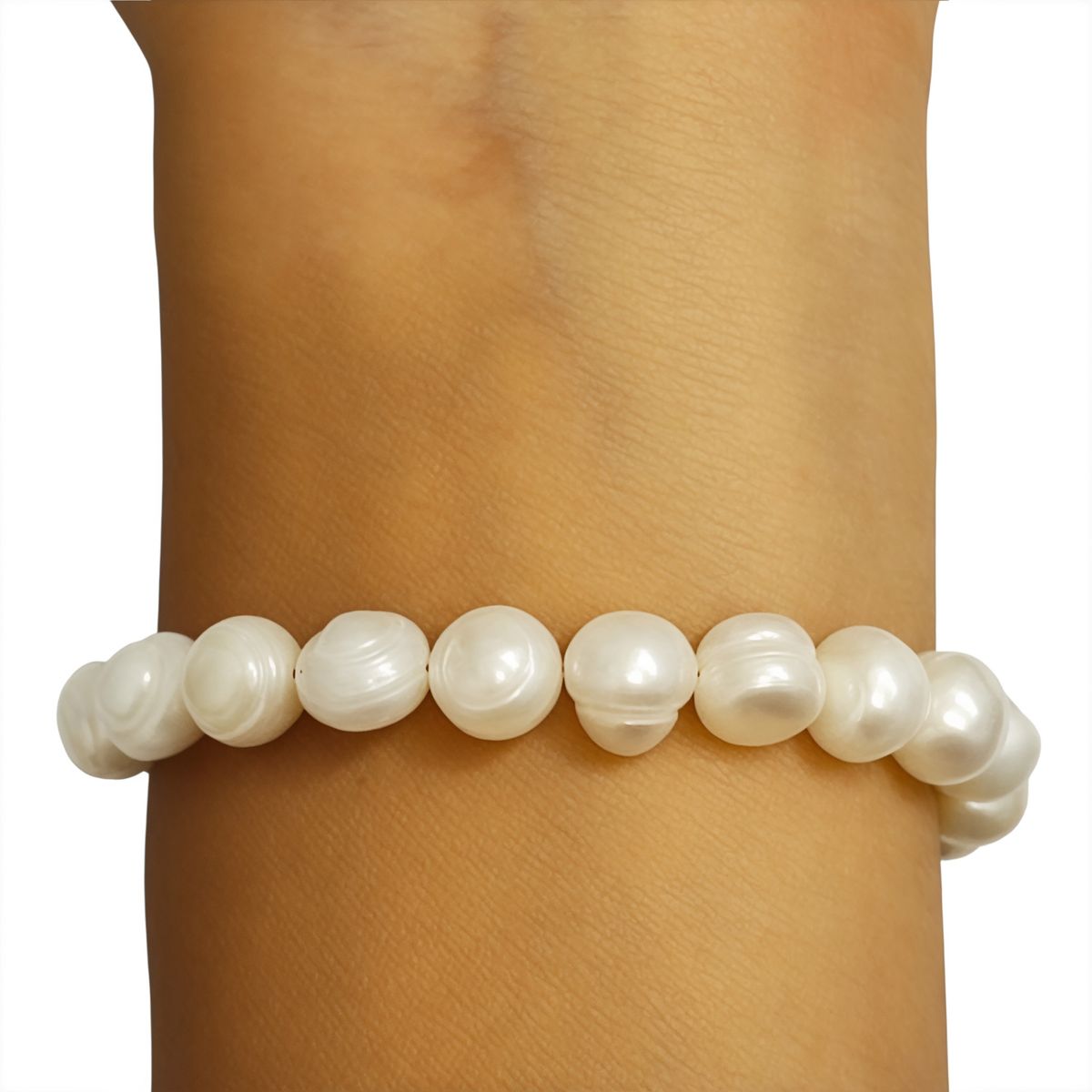 COGGIOLA - Pulsera Perlas De Río Frida Plata Fina 925