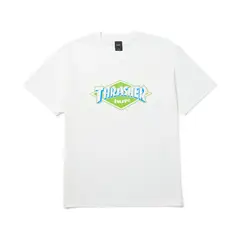 HUF - Polera X THRASHER Logo Tee White