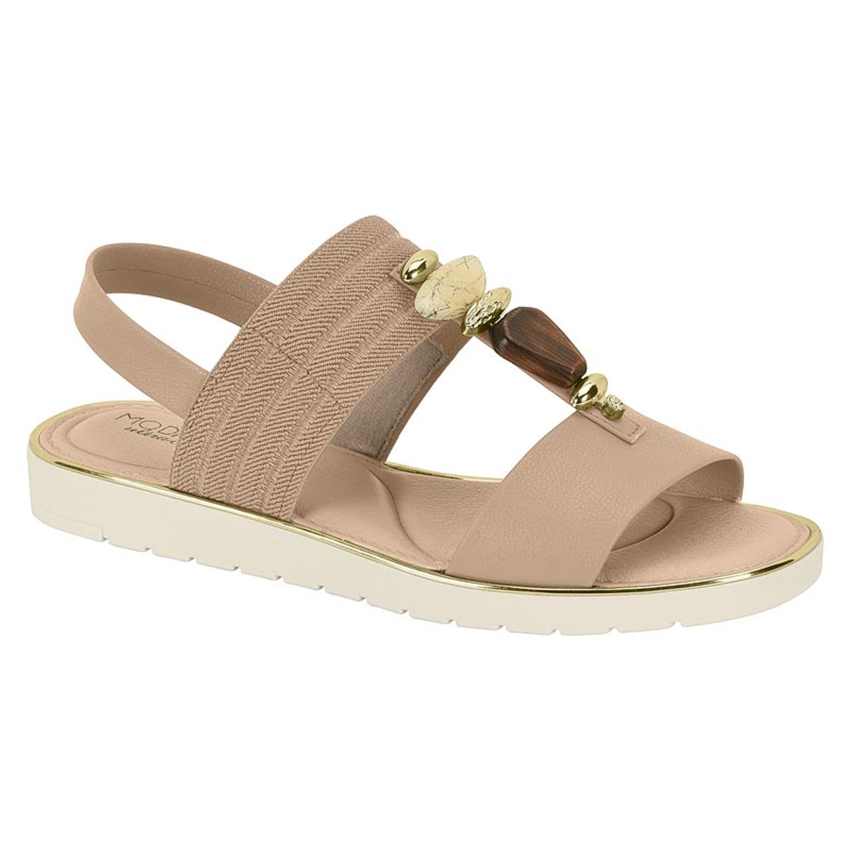 MODARE - Sandalia Plana Modare Beige