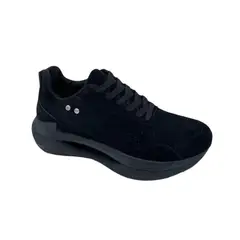 HERIEL - Zapatilla Negra Plataforma Mujer