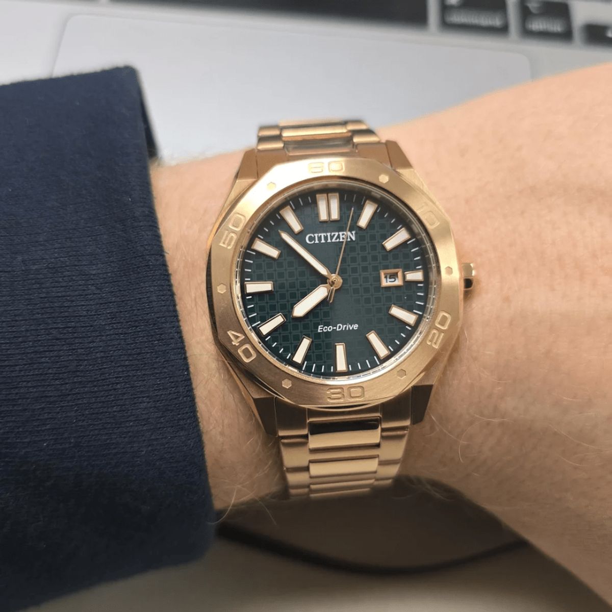 CITIZEN - RELOJ CITIZEN BM7633-81X ECO-DRIVE DORADO