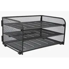 OKAY - Bandeja Metalico Organizadora De Papel De 3 Niveles