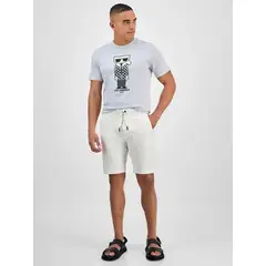 KARL LAGERFELD - Polera con estampado de Karl flat head