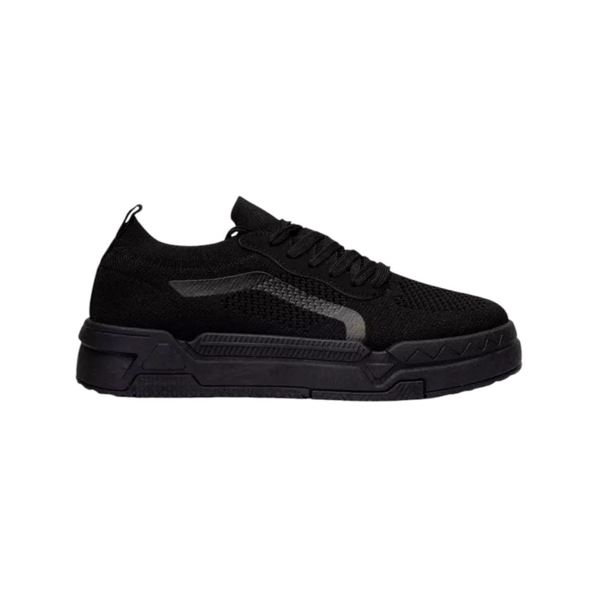 HERIEL - Zapatilla Negra Plataforma Mujer