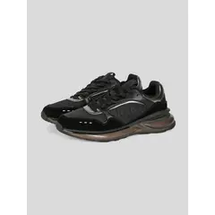 KARL LAGERFELD - Zapatillas runner de nailon y cuero con logo Karl