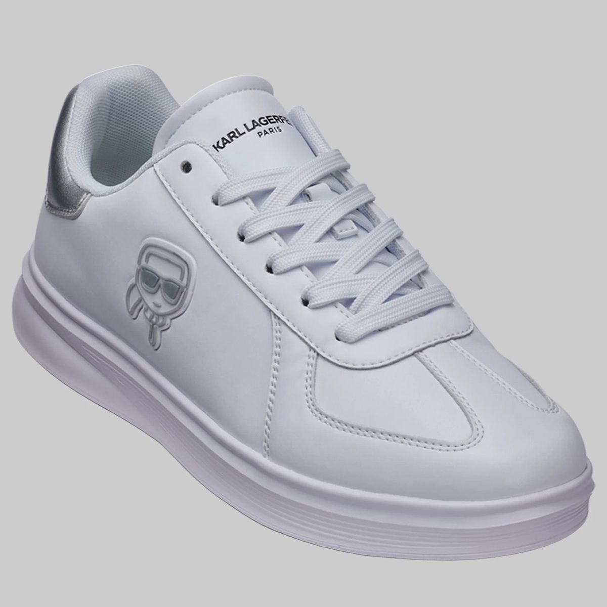 KARL LAGERFELD - Zapatillas race toe con parche de Karl