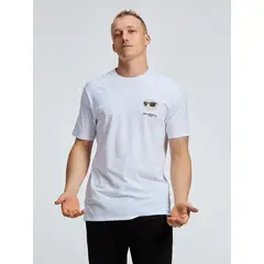 KARL LAGERFELD - Polera con gráfico de Karl con efecto desgastado