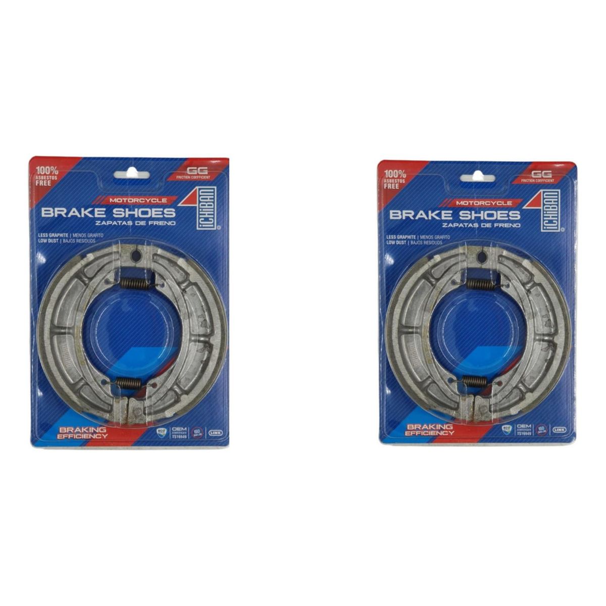 GENERICO - Juego De Balatas Moto Honda Navi 2 Pares Japonesas