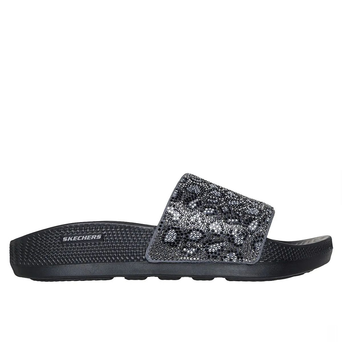 SKECHERS - Sandalias Mujer Skechers Low Slider-Printlicious 186090-BKGY