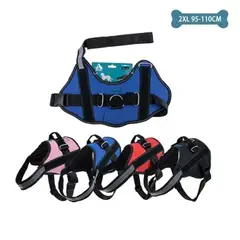 GENERICO - Arnés S11 para mascotas talla XXL 40-70kg 95-110cm Color Negro