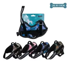 GENERICO - Arnés camuflaje S11 talla XXL 40-70kg 95-110cm Color Rosado