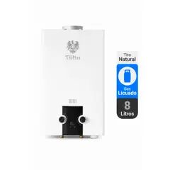 ALBIN TROTTER - Calefón ATPW 8 LT N24 Tiro Natural Gas Licuado