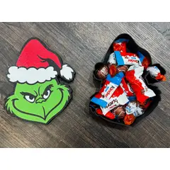 GENERICO - Adorno Navideño- Caja del Grinch para Dulces