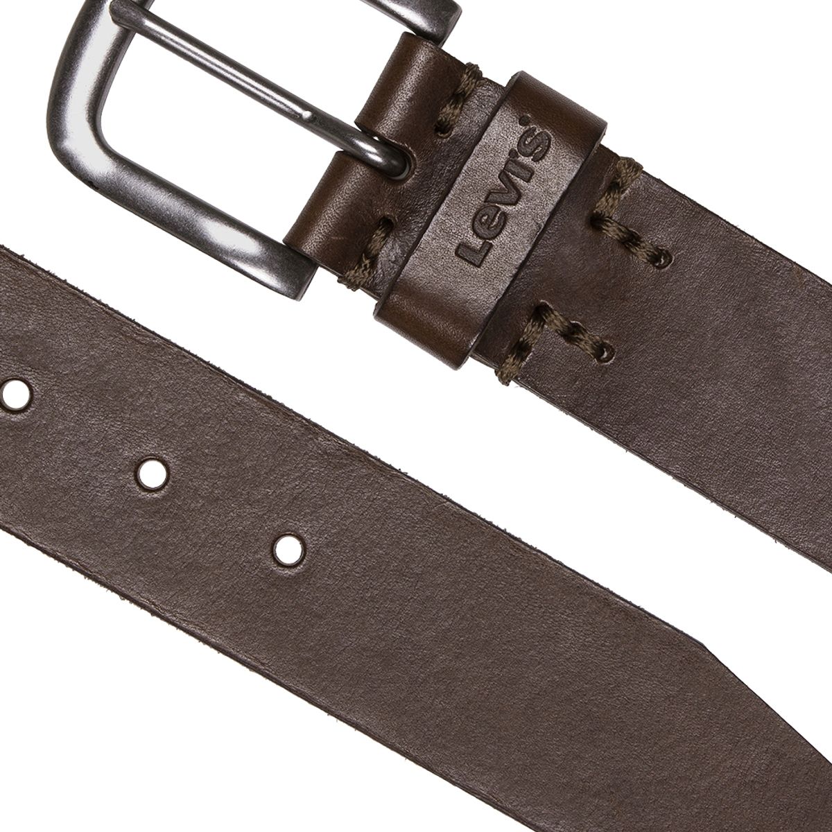 LEVIS - Cinturón Hombre Tumbled Icon Belt Café Levis