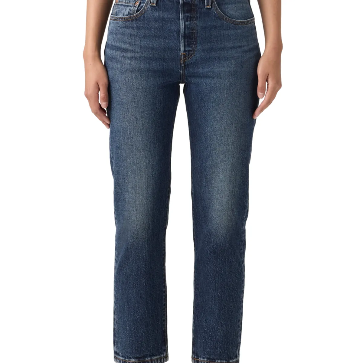 LEVIS - Jeans Mujer 501 Crop Azul Levis