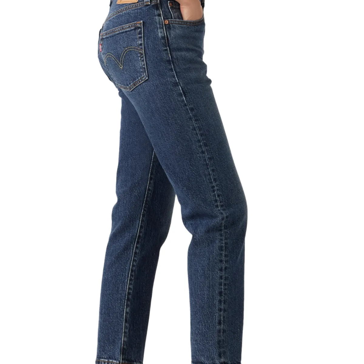 LEVIS - Jeans Mujer 501 Crop Azul Levis