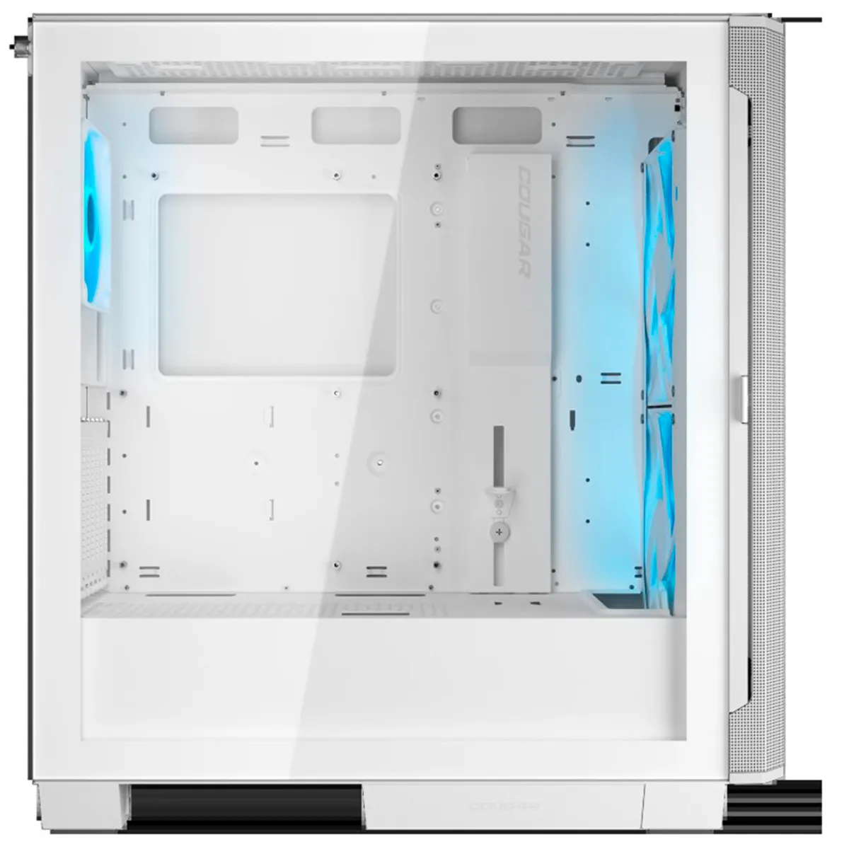 COUGAR - Gabinete Gamer Cougar Airface FLO White 3 ventiladores incluidos