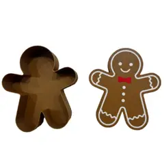 GENERICO - Adorno Navideño- Caja de Jengibre para Dulces