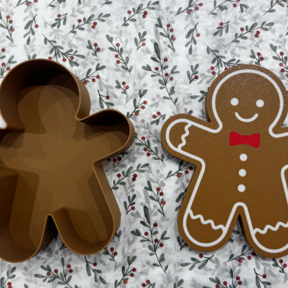 GENERICO - Adorno Navideño- Caja de Jengibre para Dulces