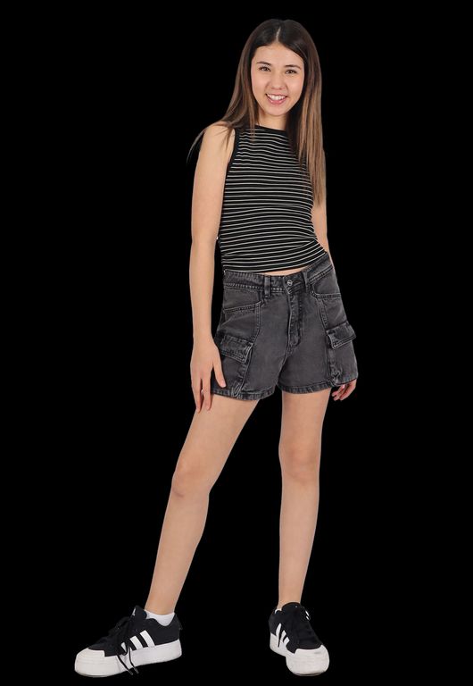Short Danna III Gris Divino Teen Gris 10