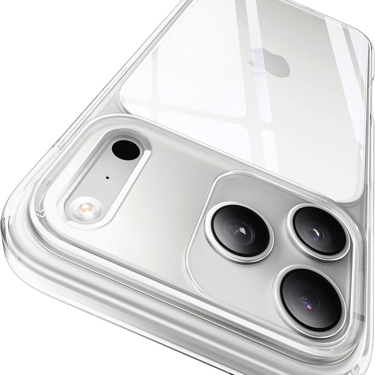 GENERICO - Carcasa para iPhone 17 Pro Transparente Antigolpe Silicona