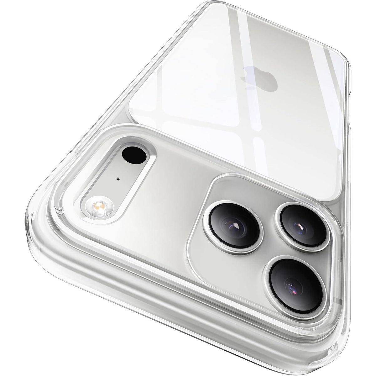 GENERICO - Carcasa para iPhone 17 Pro Transparente Antigolpe Silicona