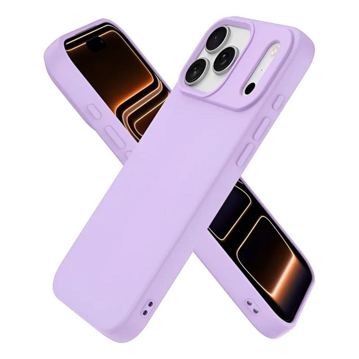 GENERICO - Carcasa para iPhone 17 Pro Colores Antigolpes Silicona - Lila