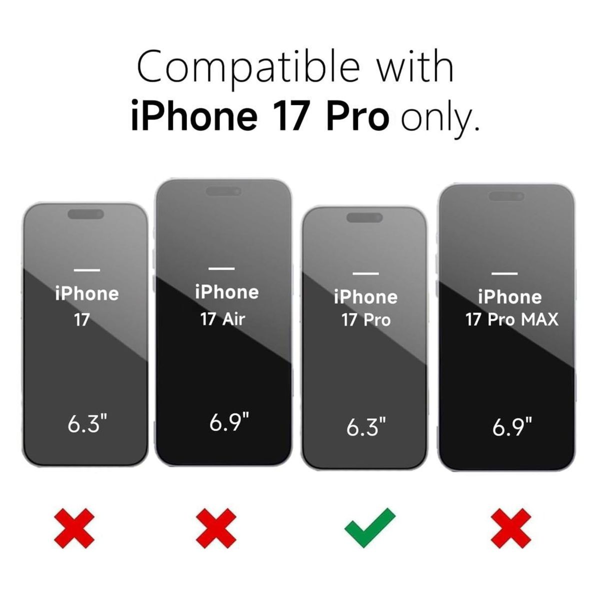 GENERICO - Carcasa para iPhone 17 Pro Colores Antigolpes Silicona - Lila