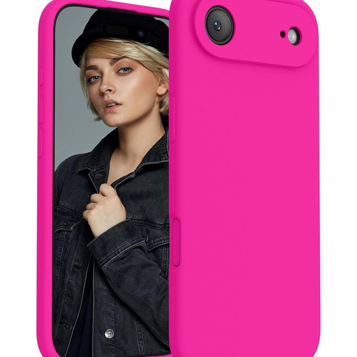 GENERICO - Carcasa para iPhone 17 Air Colores Antigolpes Silicona - Fucsia