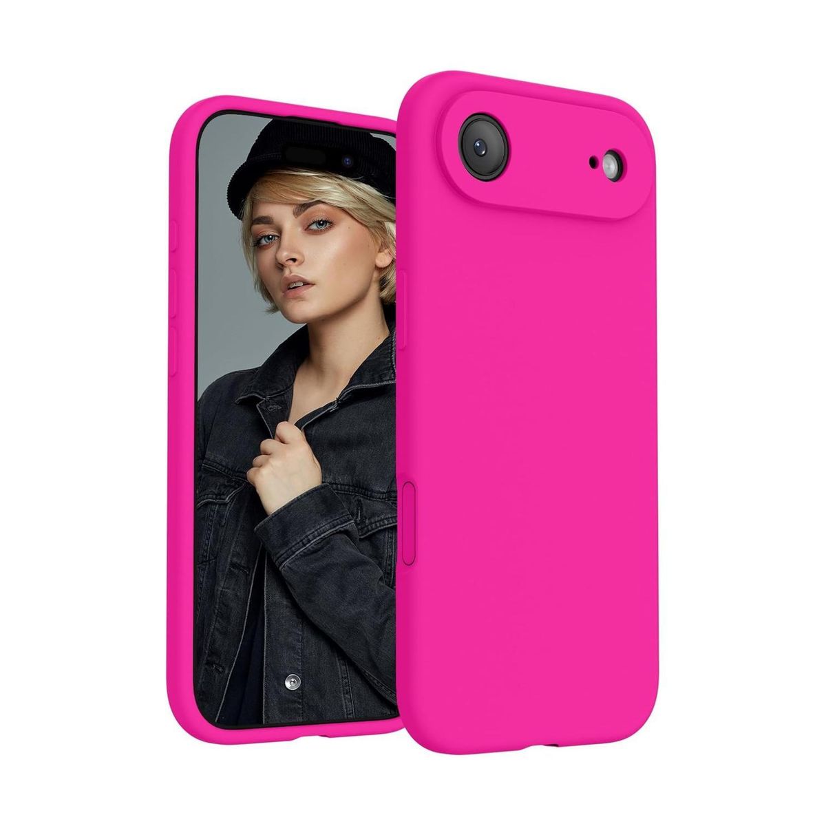 GENERICO - Carcasa para iPhone 17 Air Colores Antigolpes Silicona - Fucsia