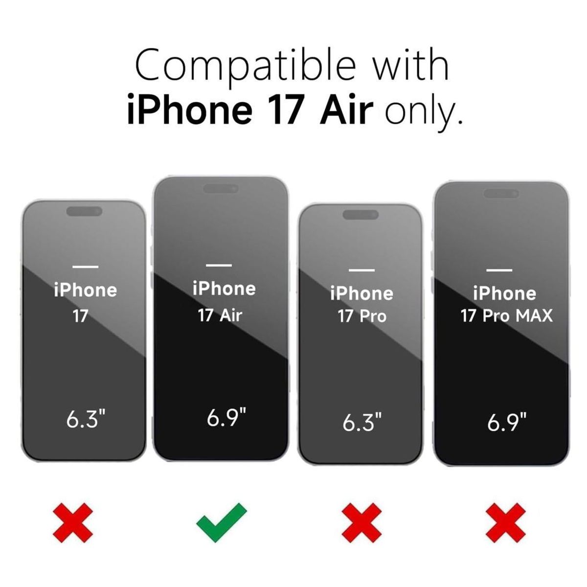 GENERICO - Carcasa para iPhone 17 Air Colores Antigolpes Silicona - Fucsia