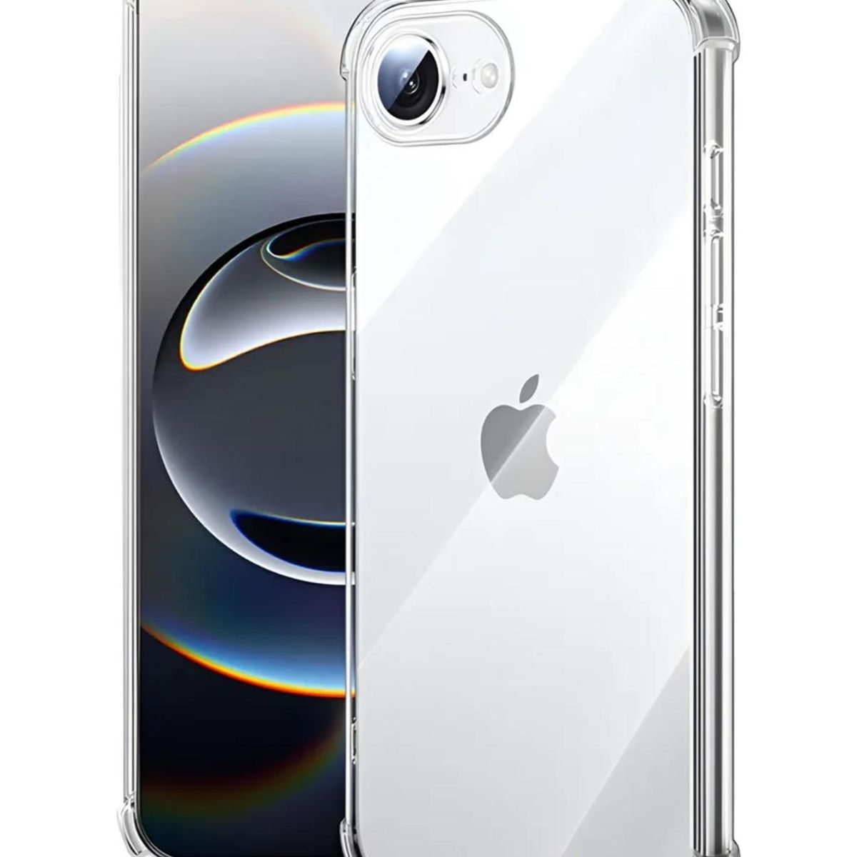 GENERICO - Carcasa para iPhone 16e Transparente Silicona Antigolpes