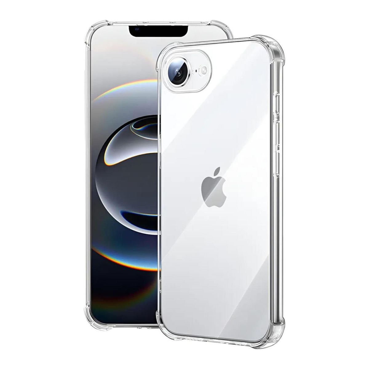 GENERICO - Carcasa para iPhone 16e Transparente Silicona Antigolpes
