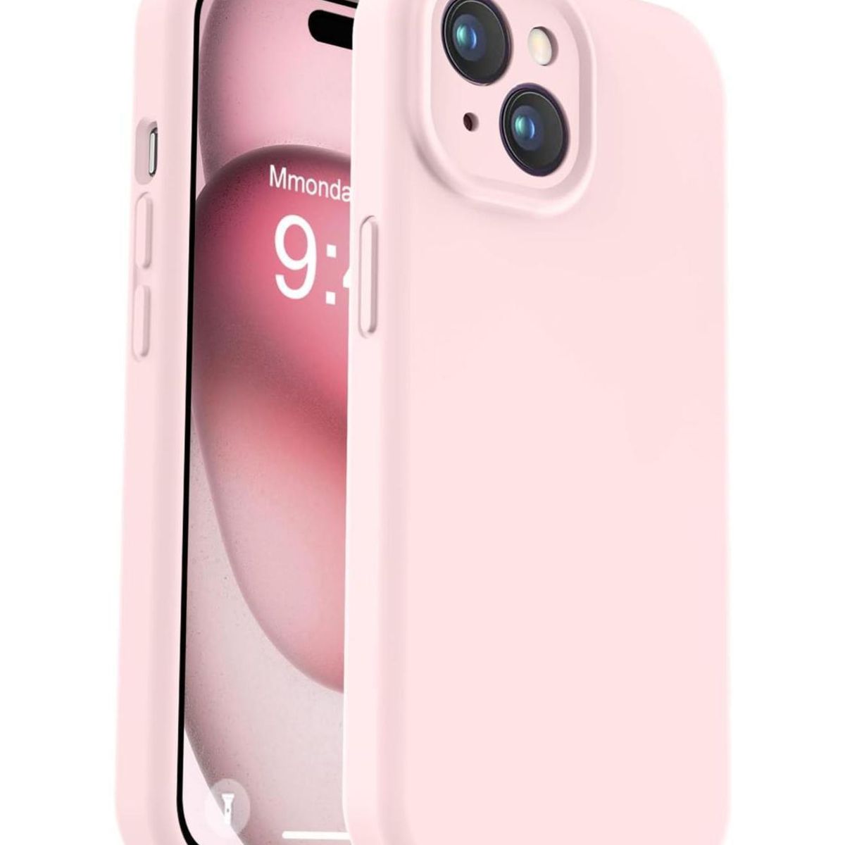 GENERICO - Carcasa para iPhone 15 Colores Antigolpes Silicona - Negro