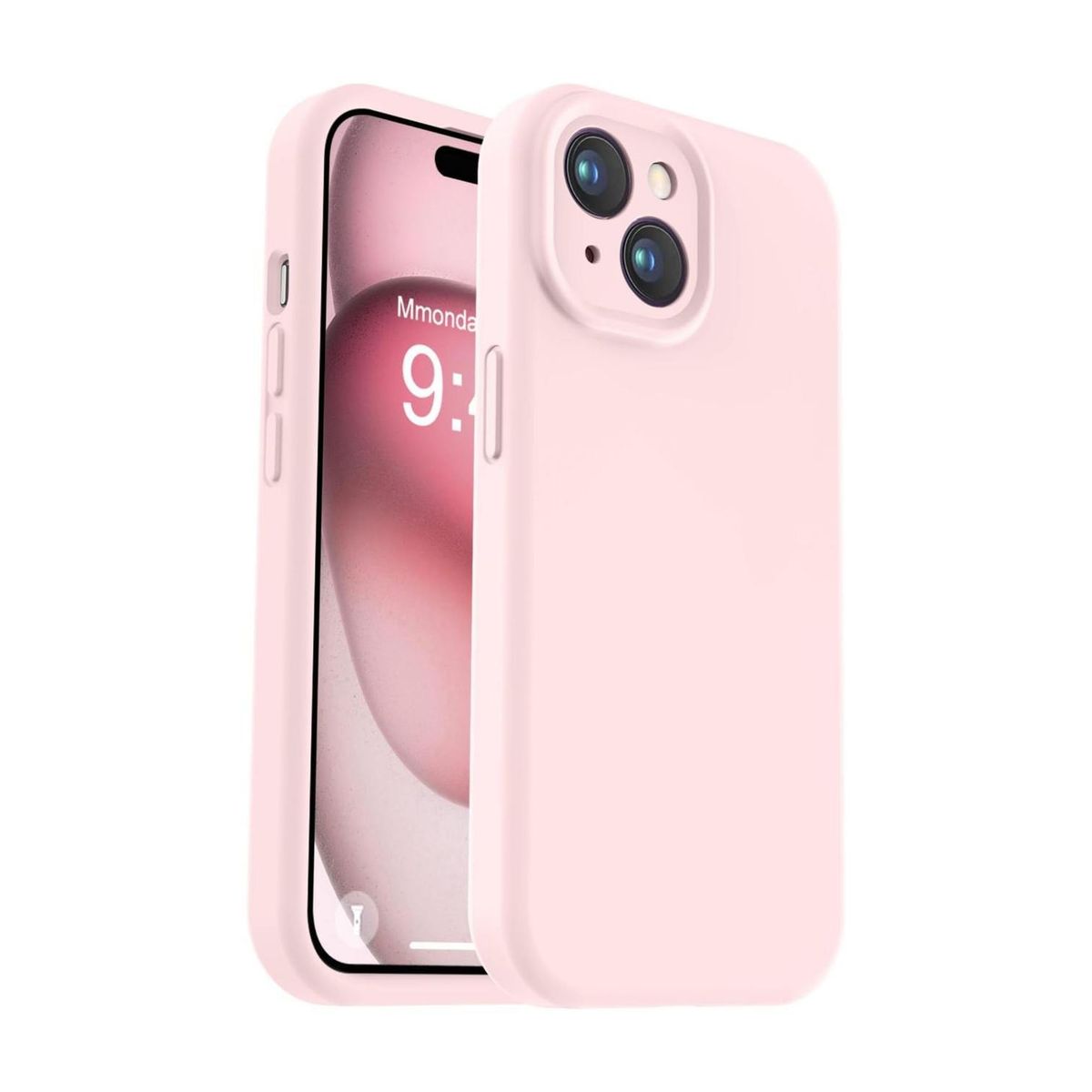 GENERICO - Carcasa para iPhone 15 Colores Antigolpes Silicona - Negro