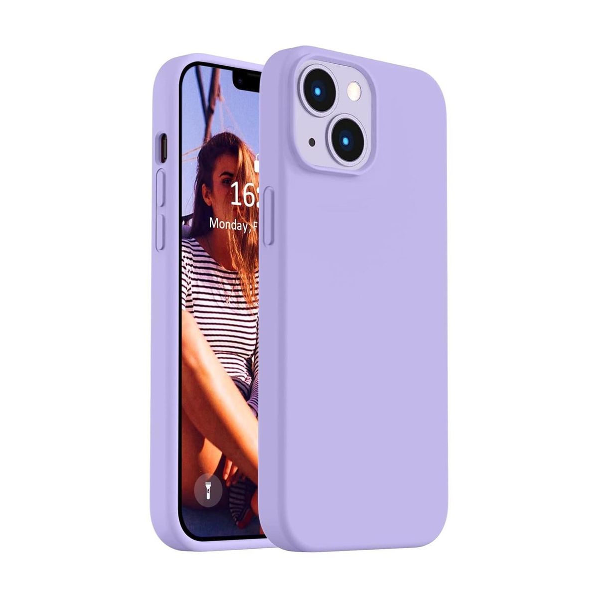 GENERICO - Carcasa para iPhone 15 Colores Antigolpes Silicona - Negro