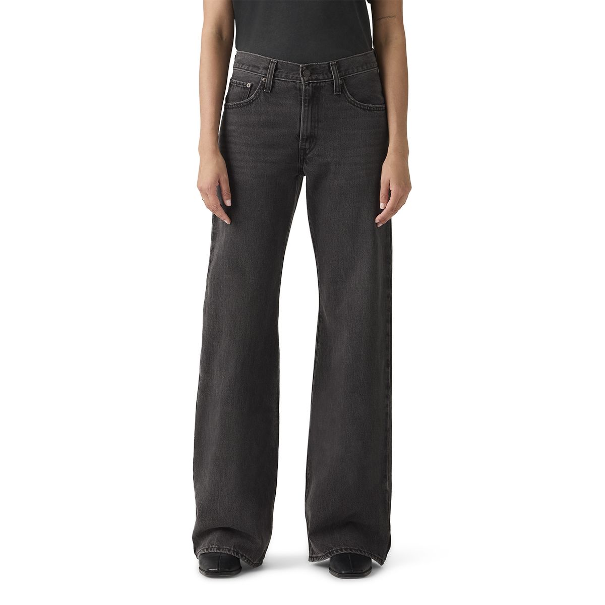 LEVIS - Jeans Mujer Middy Loose Boot Gris Levis
