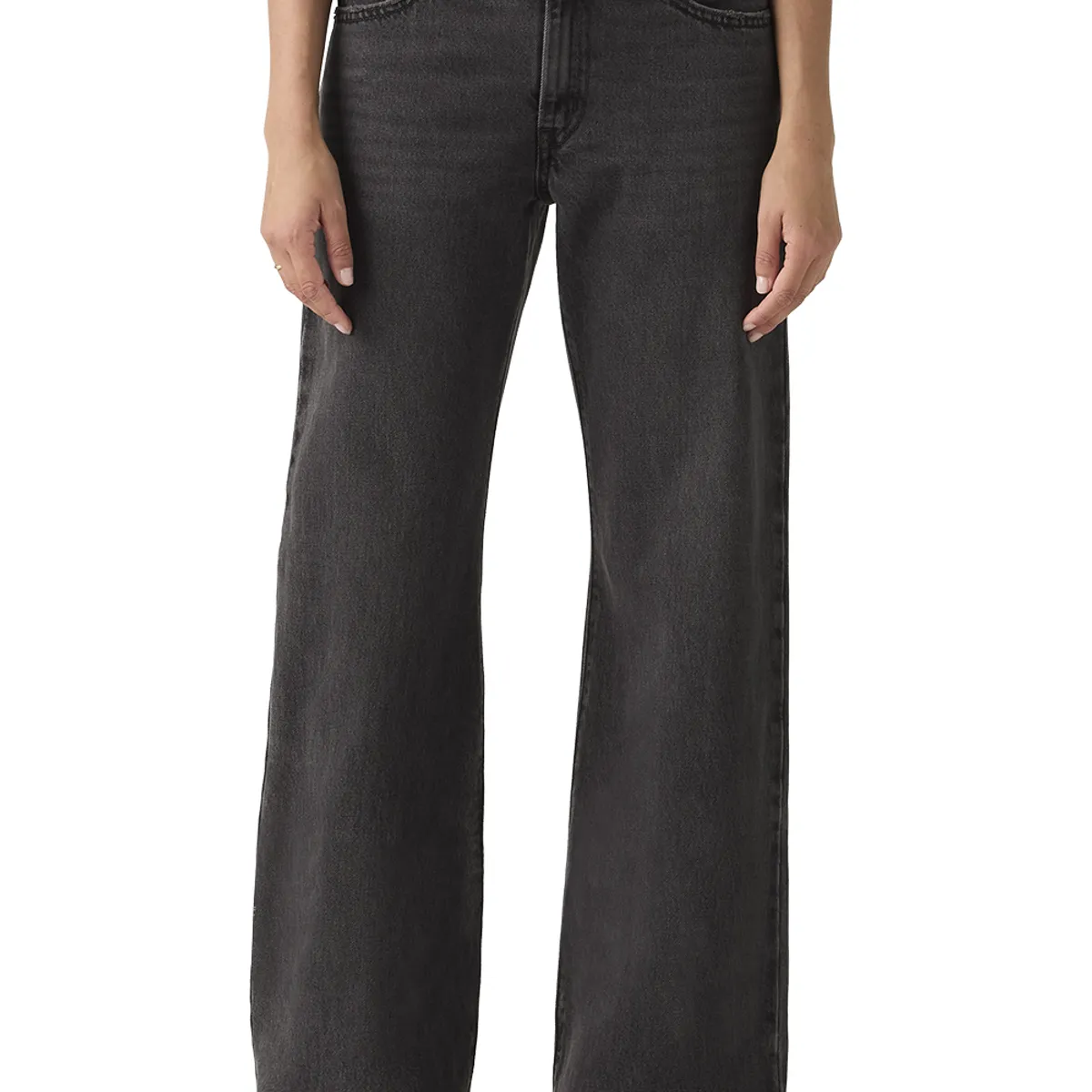 LEVIS - Jeans Mujer Middy Loose Boot Gris Levis