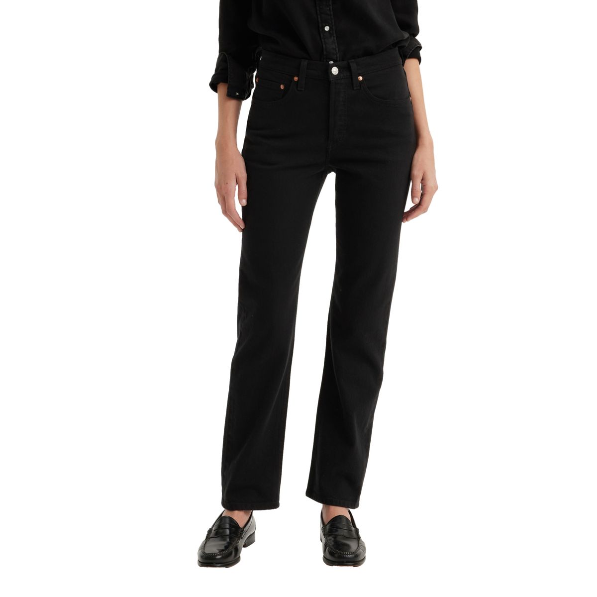 LEVIS - Jeans Mujer 501 Negro Levis