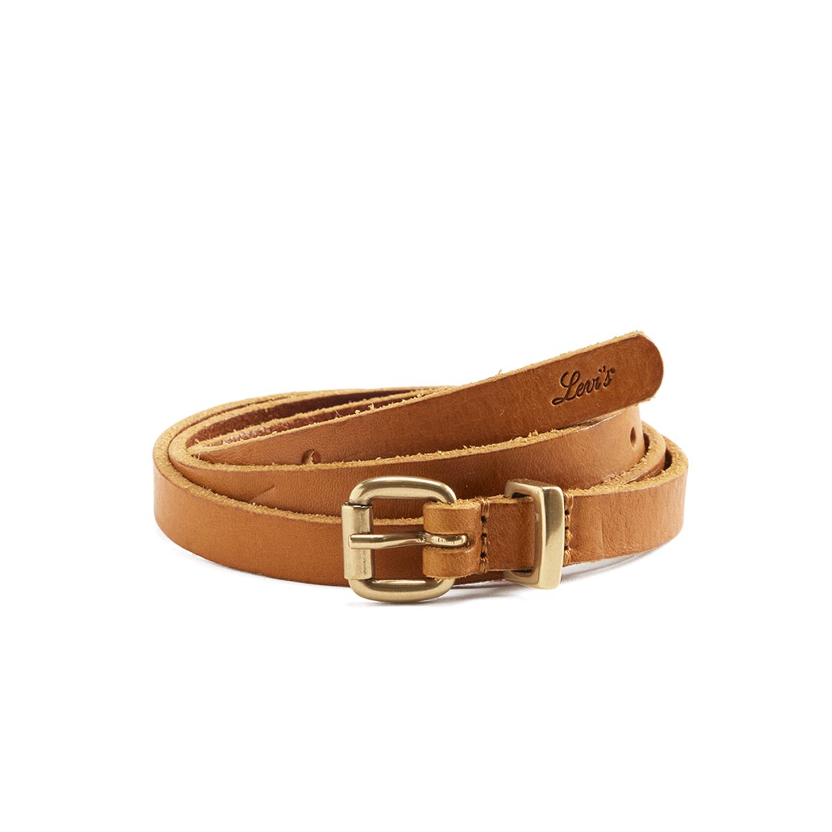 LEVIS - Cinturón Mujer Dillon Narrow Belt Café Levis
