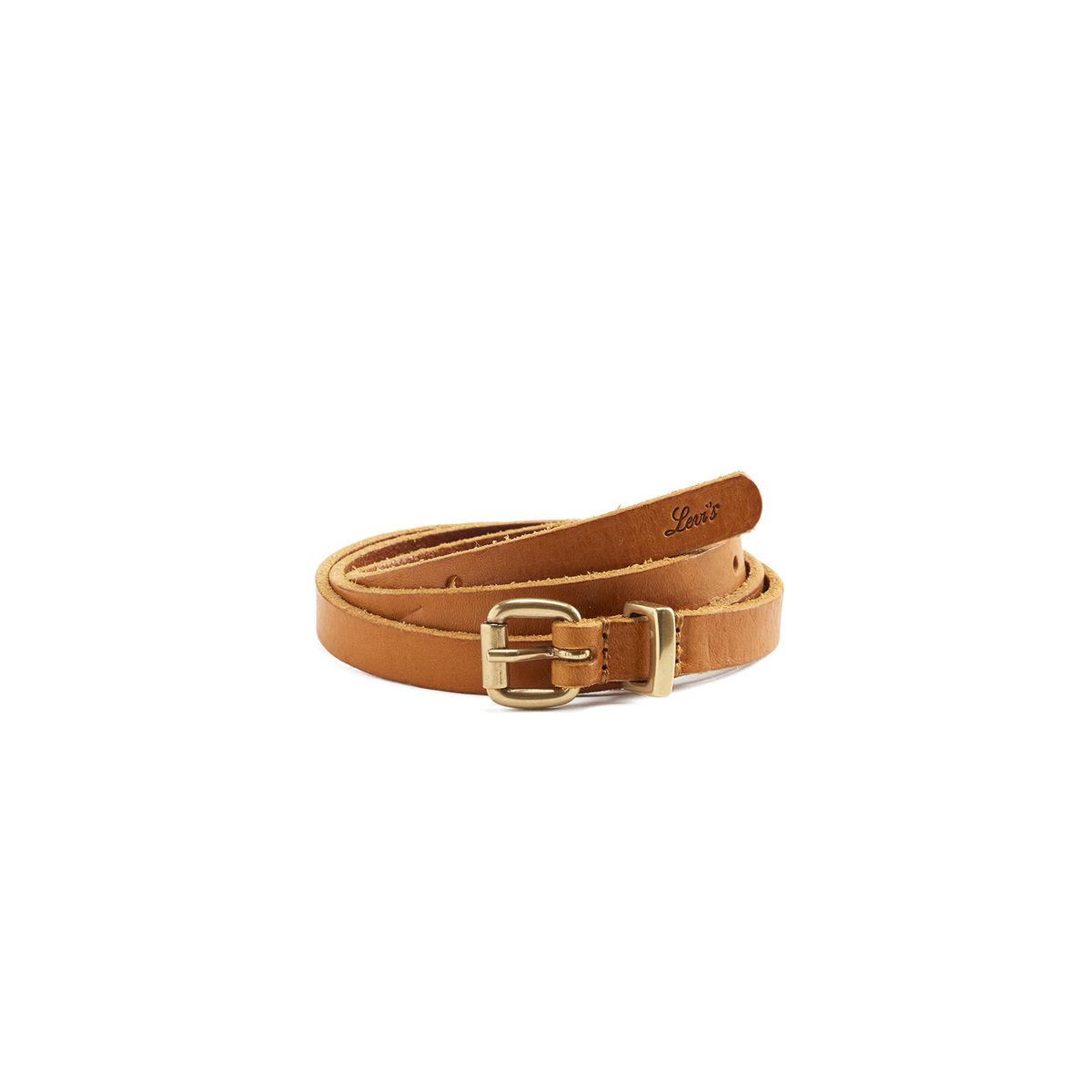 LEVIS - Cinturón Mujer Dillon Narrow Belt Café Levis