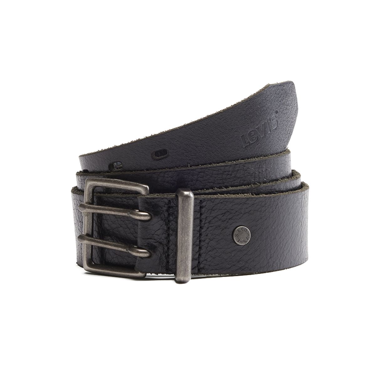 LEVIS - Cinturón Hombre Double Prong Belt Negro Levis