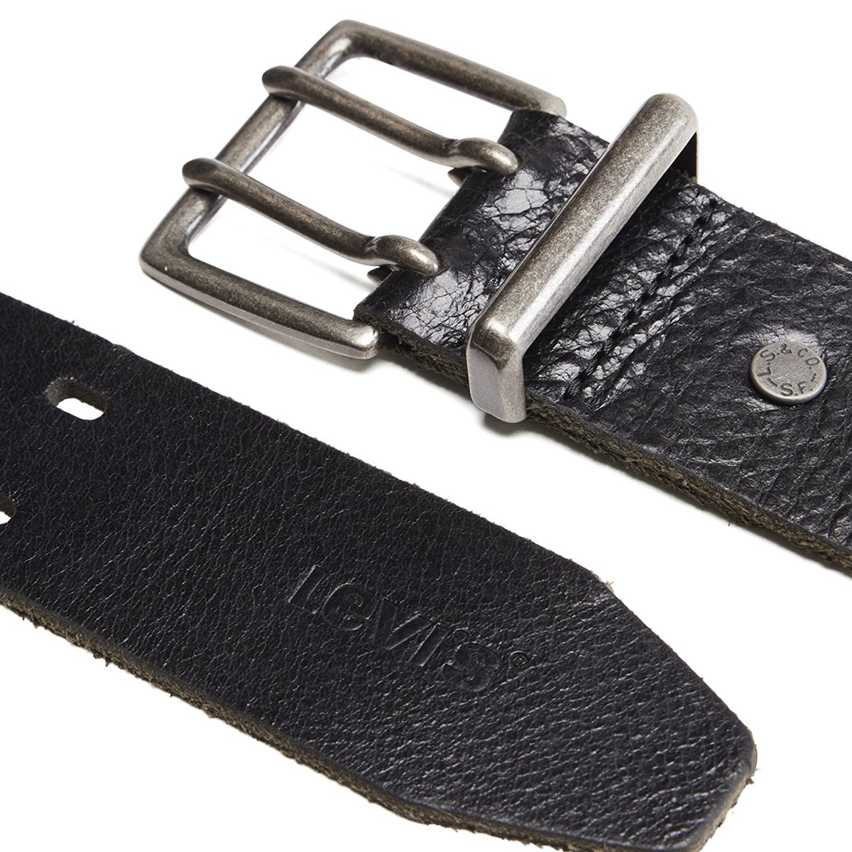 LEVIS - Cinturón Hombre Double Prong Belt Negro Levis