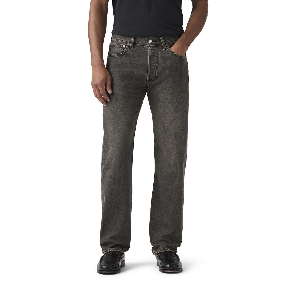 LEVIS - Jeans Hombre 501 Original Negro Levis