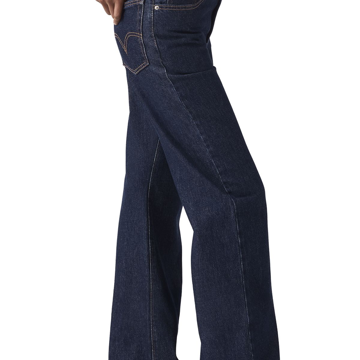 LEVIS - Jeans Mujer Middy Loose Boot Azul Levis