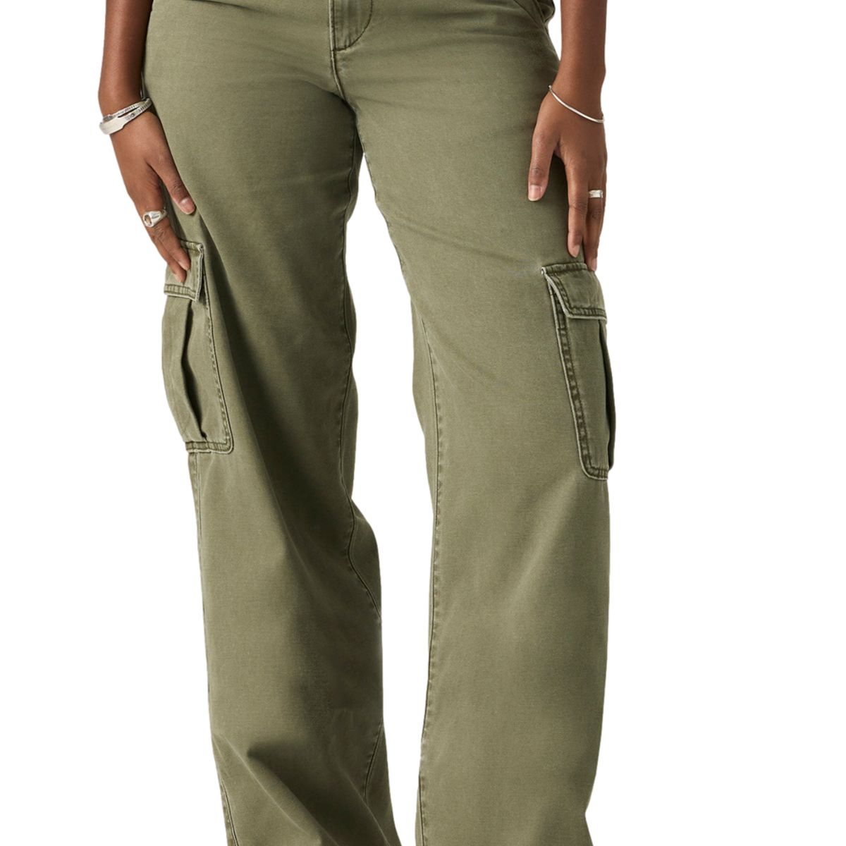 LEVIS - Jeans Mujer Superlow Loose Cargo Verde Levis