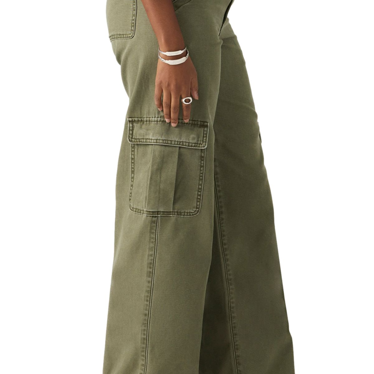 LEVIS - Jeans Mujer Superlow Loose Cargo Verde Levis