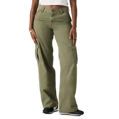 LEVIS - Jeans Mujer Superlow Loose Cargo Verde